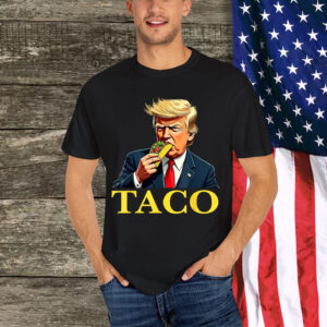 Taco Funny Trump Always Chickens Out Men Shirt