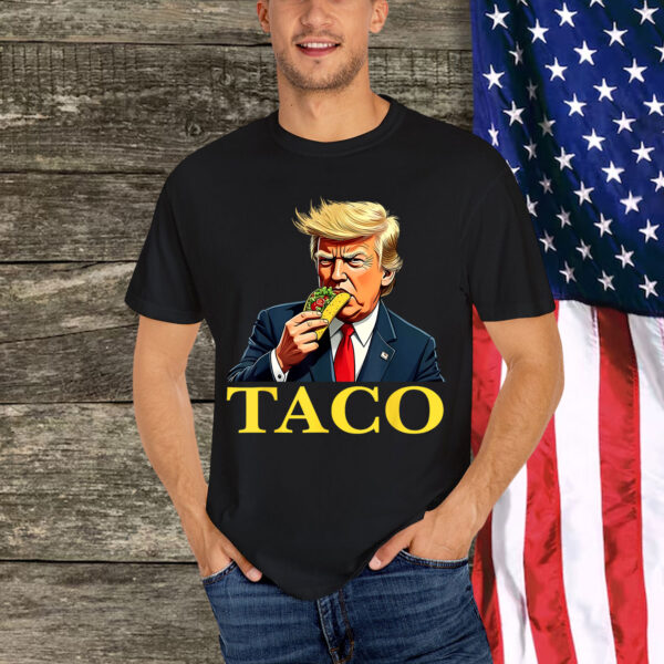 Taco Funny Trump Always Chickens Out Men Shirt