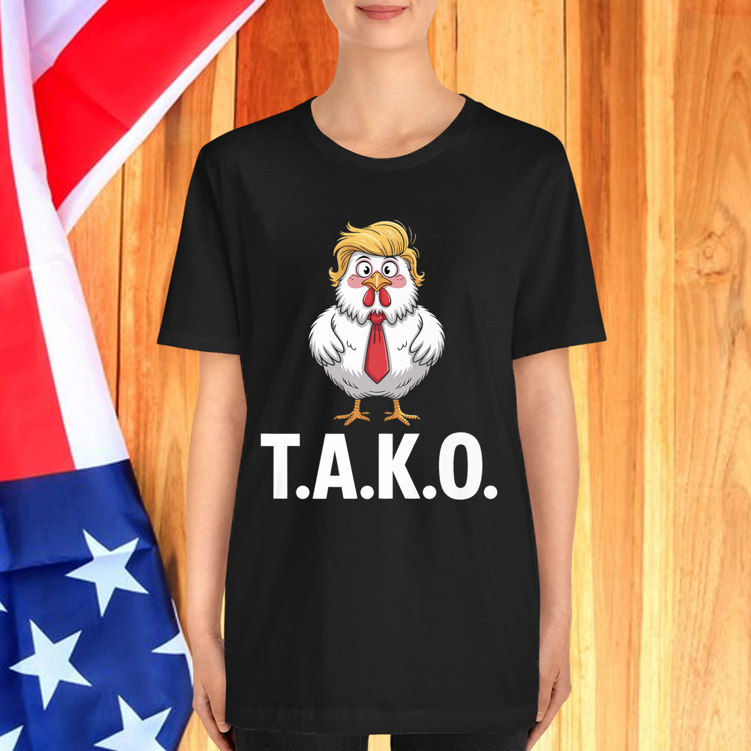 Taco Always Chickens Out Trump Shirt
