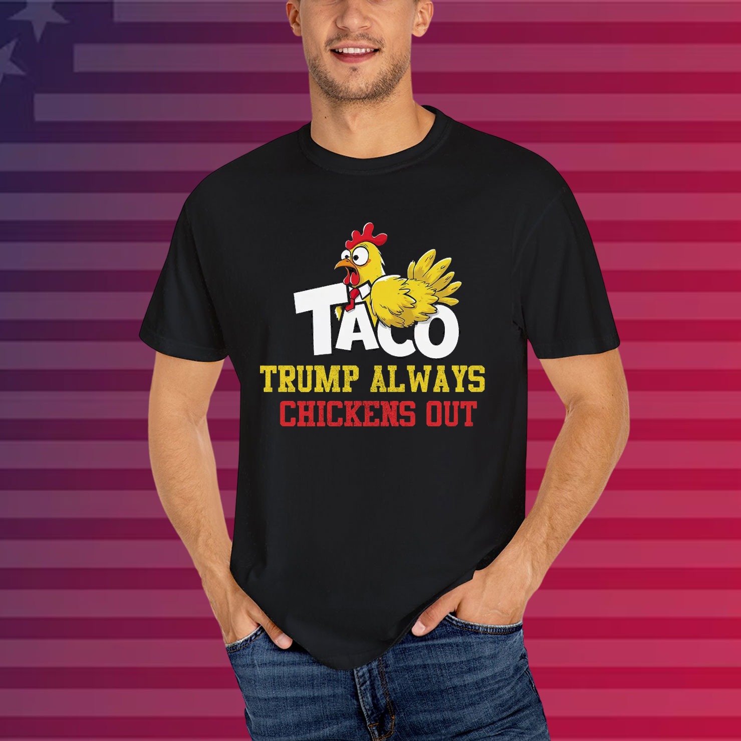 Funny Trump Chicken TACO Shirt