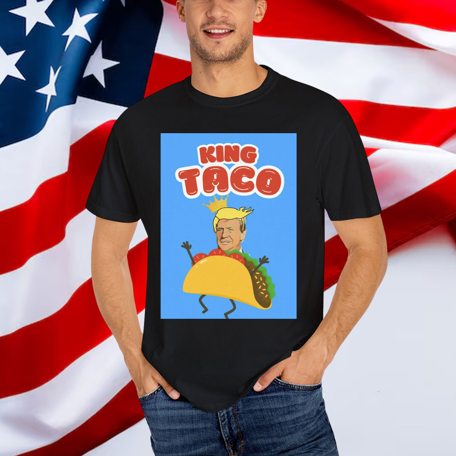 King TACO Trump Chicken Out Funny Shirt