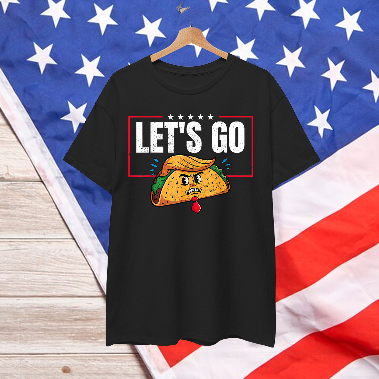 Let's Go TACO Funny Trump Always Chickens Out 2025 Shirt