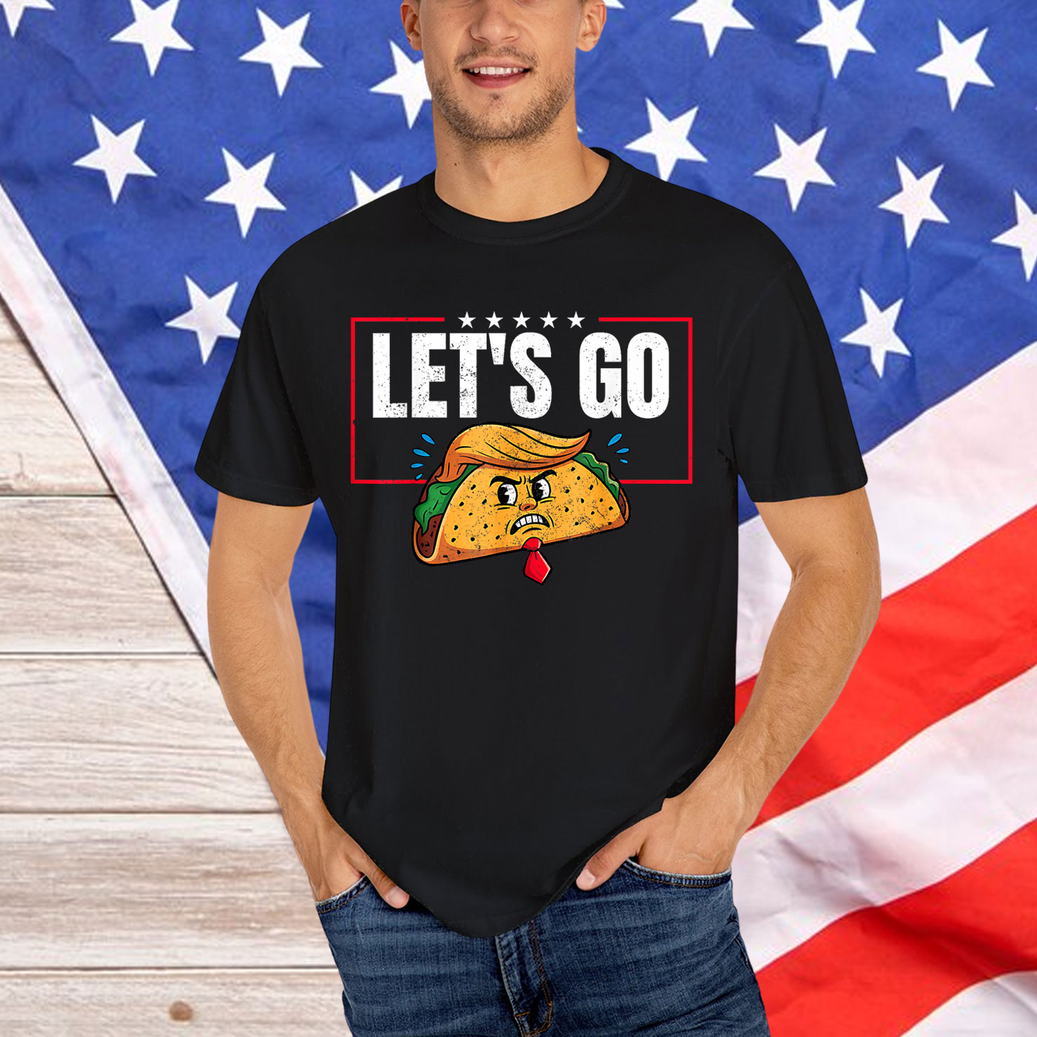 Let's Go TACO Funny Trump Always Chickens Out 2025 Shirt