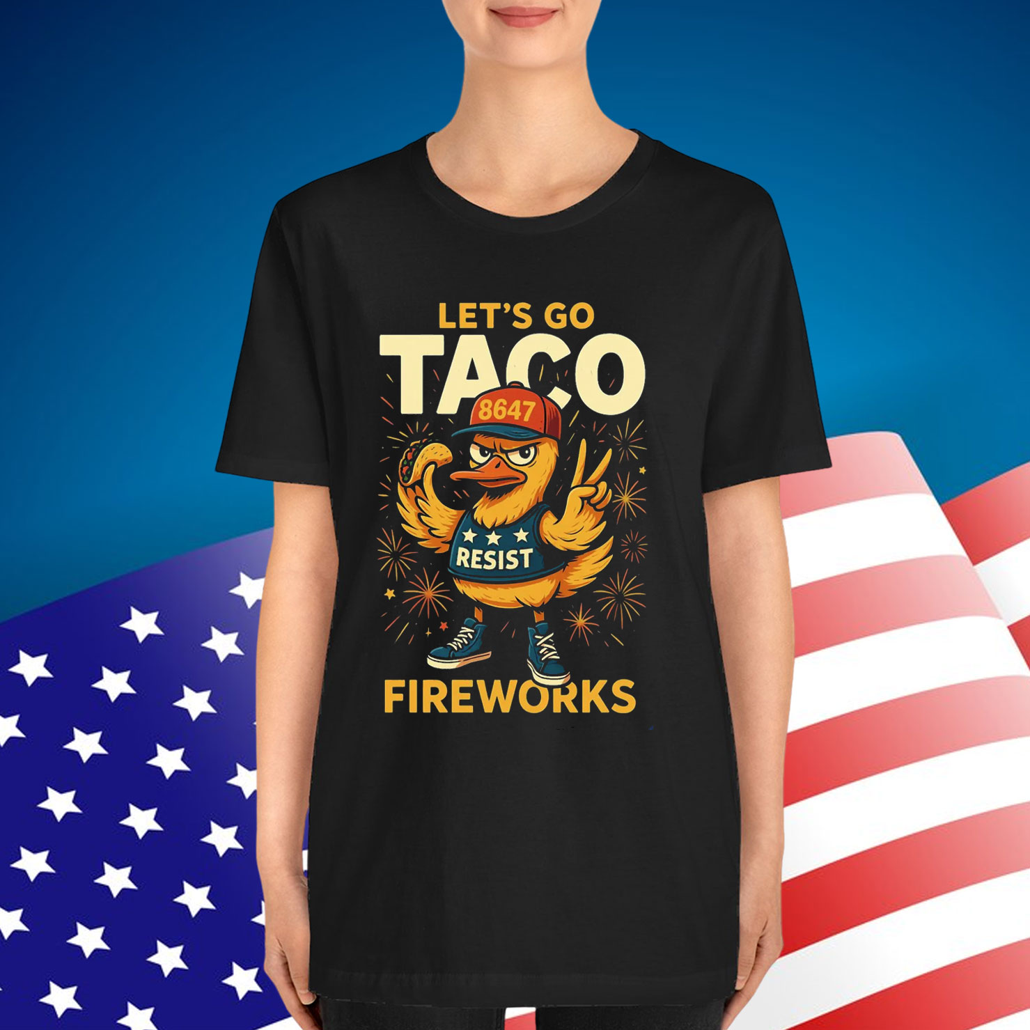 Let's Go TACO Trump Always Chickens Political Shirt