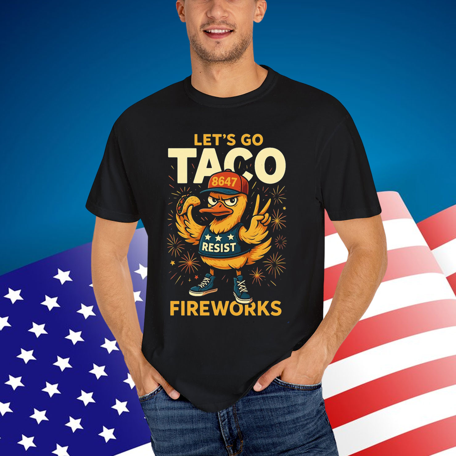 Let's Go TACO Trump Always Chickens Political Shirt