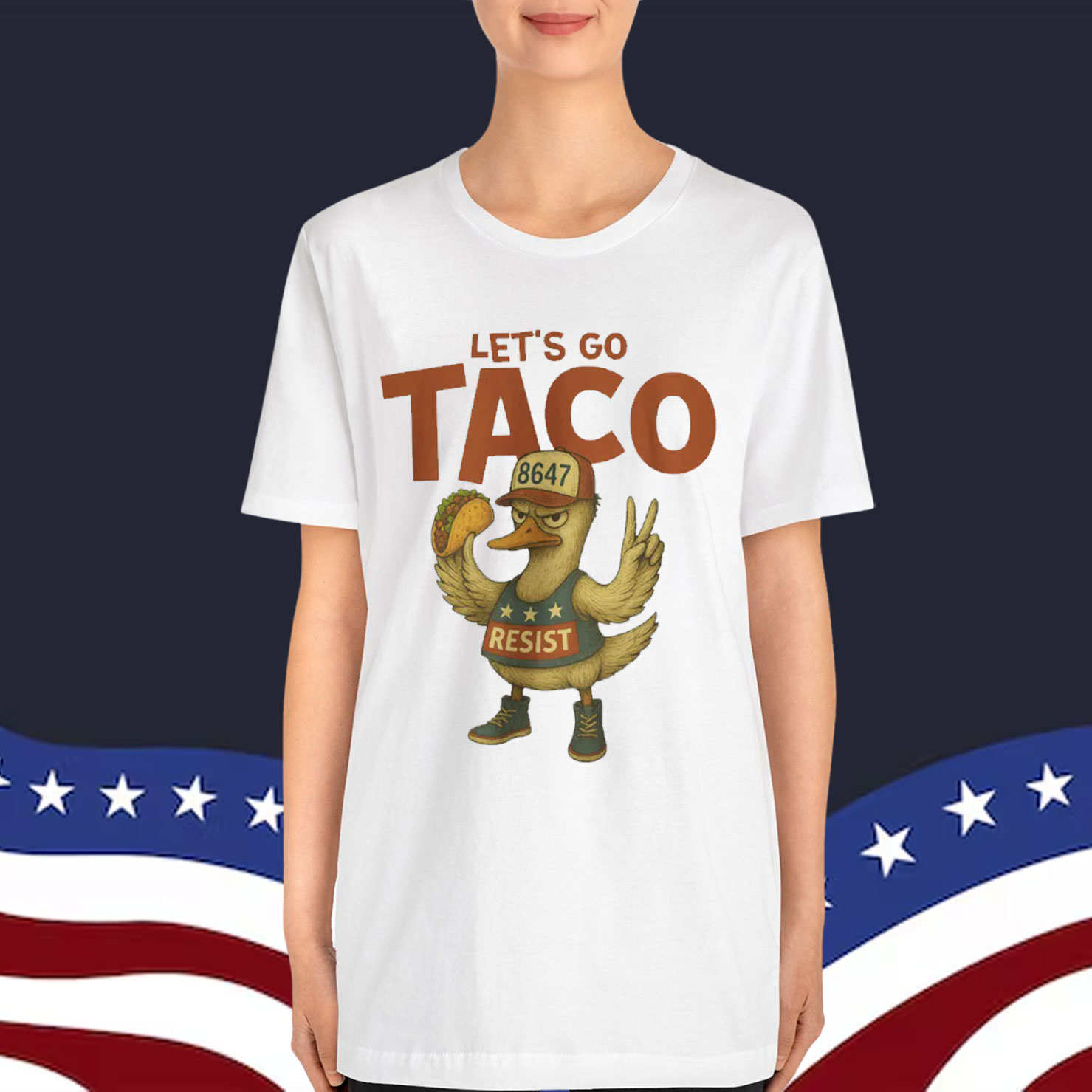 Let's Go TACO Always Chickens Political Out Shirt