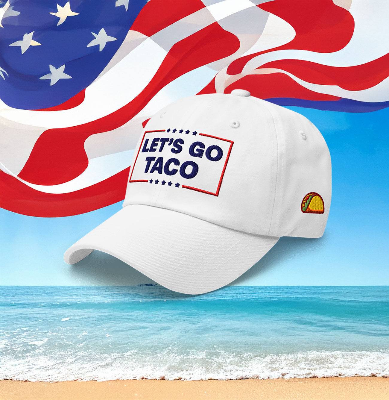 Let's Go TACO Trump Always Chickens Out Classic Hat