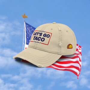 Let's Go TACO Trump Always Chickens Out Distressed Hat
