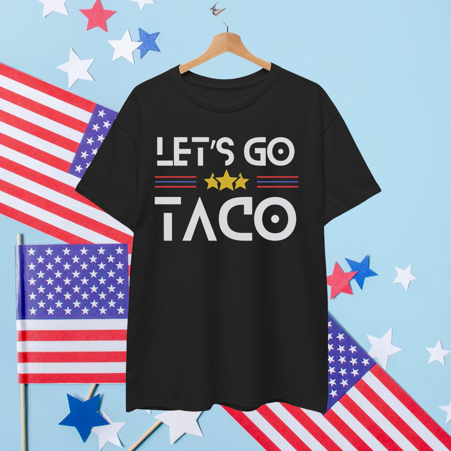 Let's Go TACO Funny Always Chickens Out Shirt
