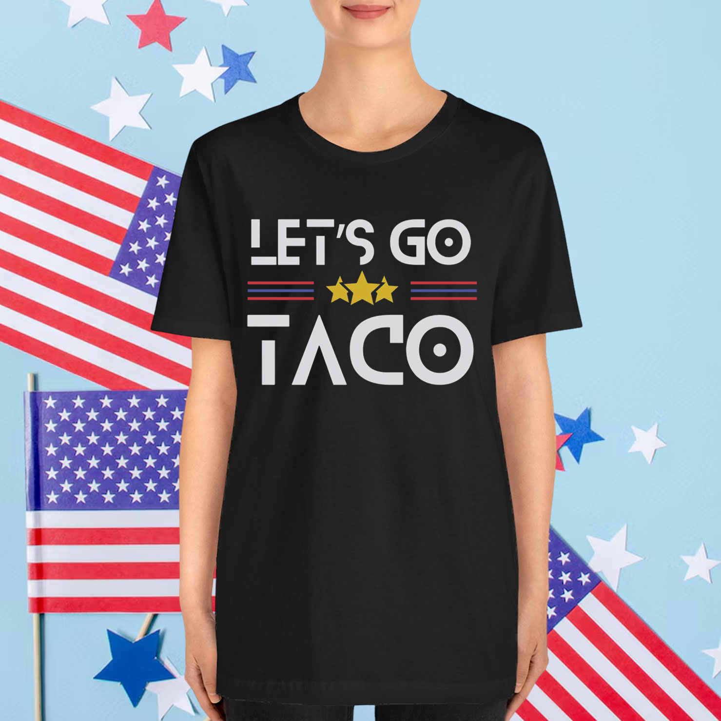 Let's Go TACO Funny Always Chickens Out Shirt
