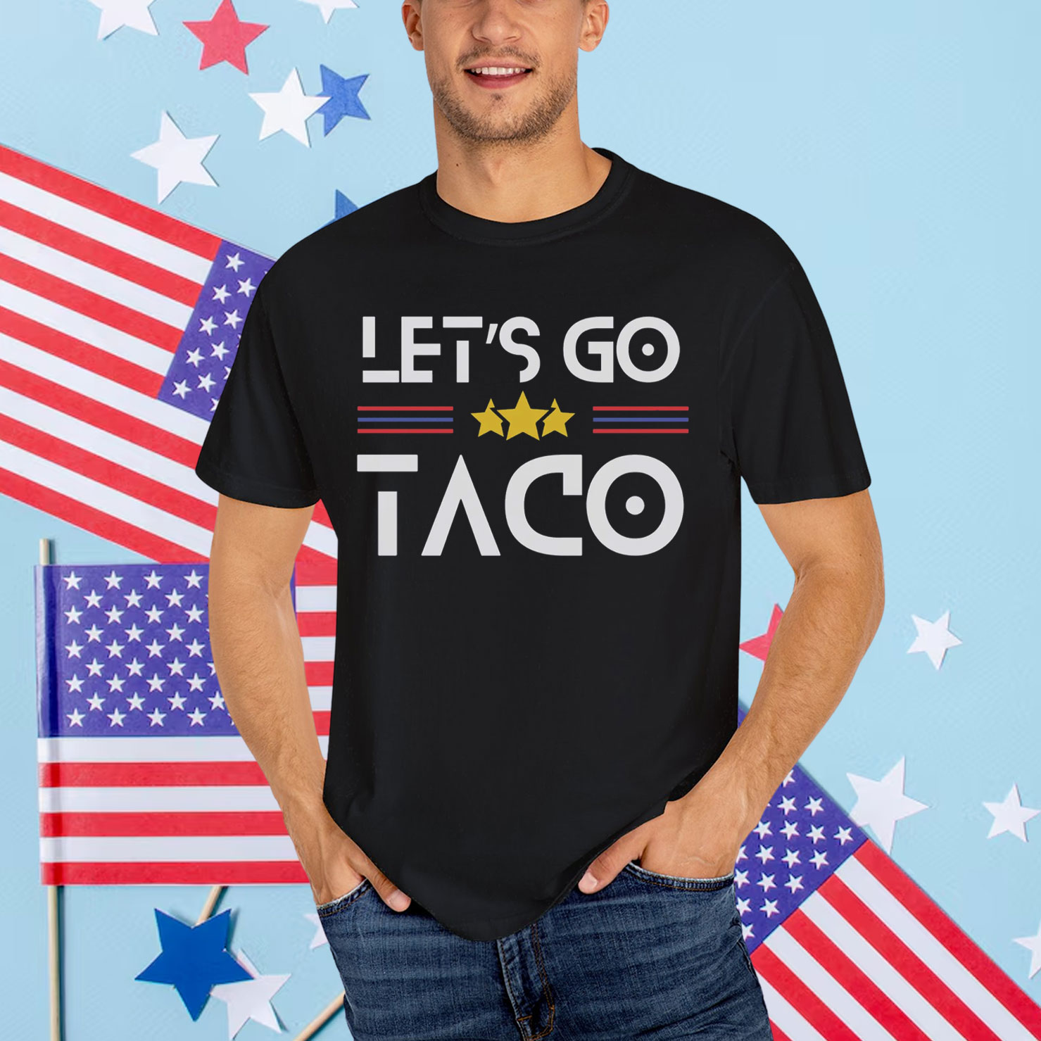 Let's Go TACO Funny Always Chickens Out Shirt