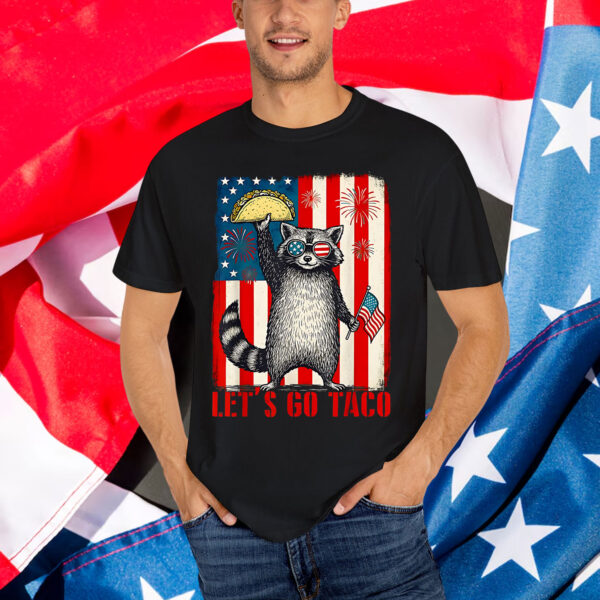 Let's Go Taco Funny Trump Always Chickens Out Shirt