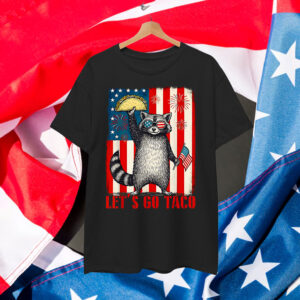 Let's Go Taco Funny Trump Always Chickens Out Shirt