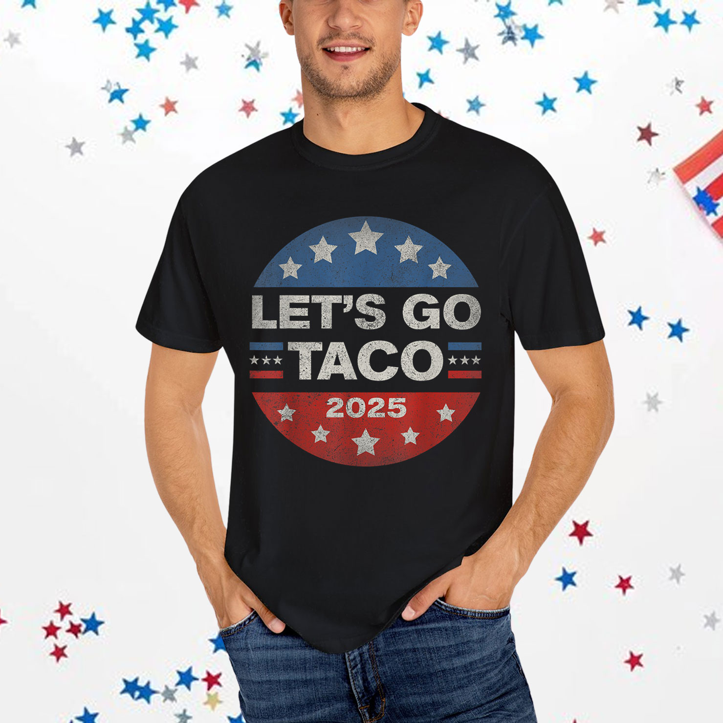 Let's Go Taco Trump Always Chickens Out Shirt