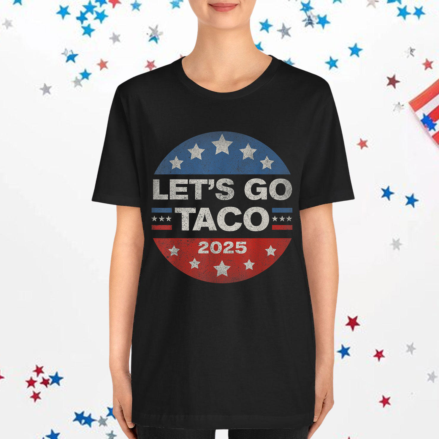 Let's Go Taco Trump Always Chickens Out Shirt