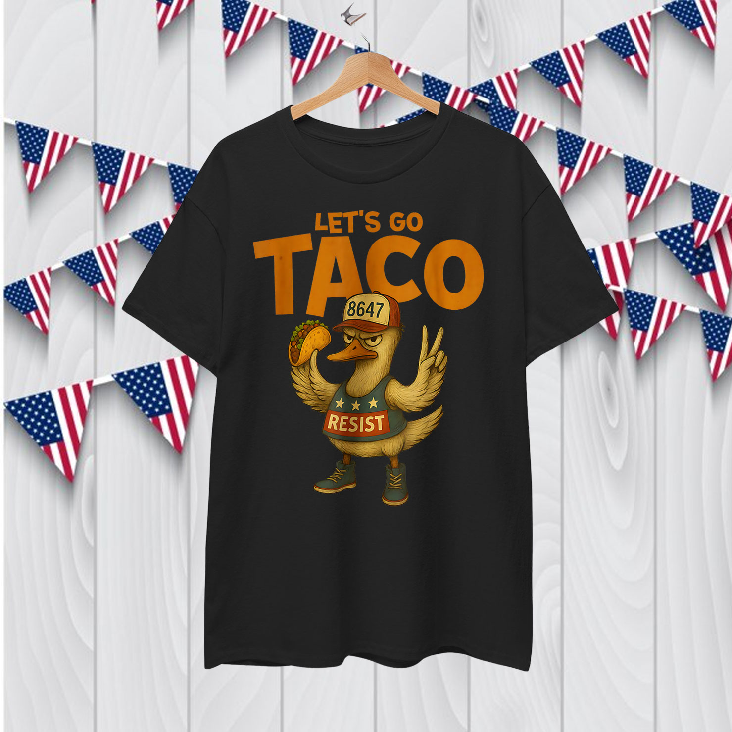 Let's Go Taco Funny Trump Always Chickens Shirt