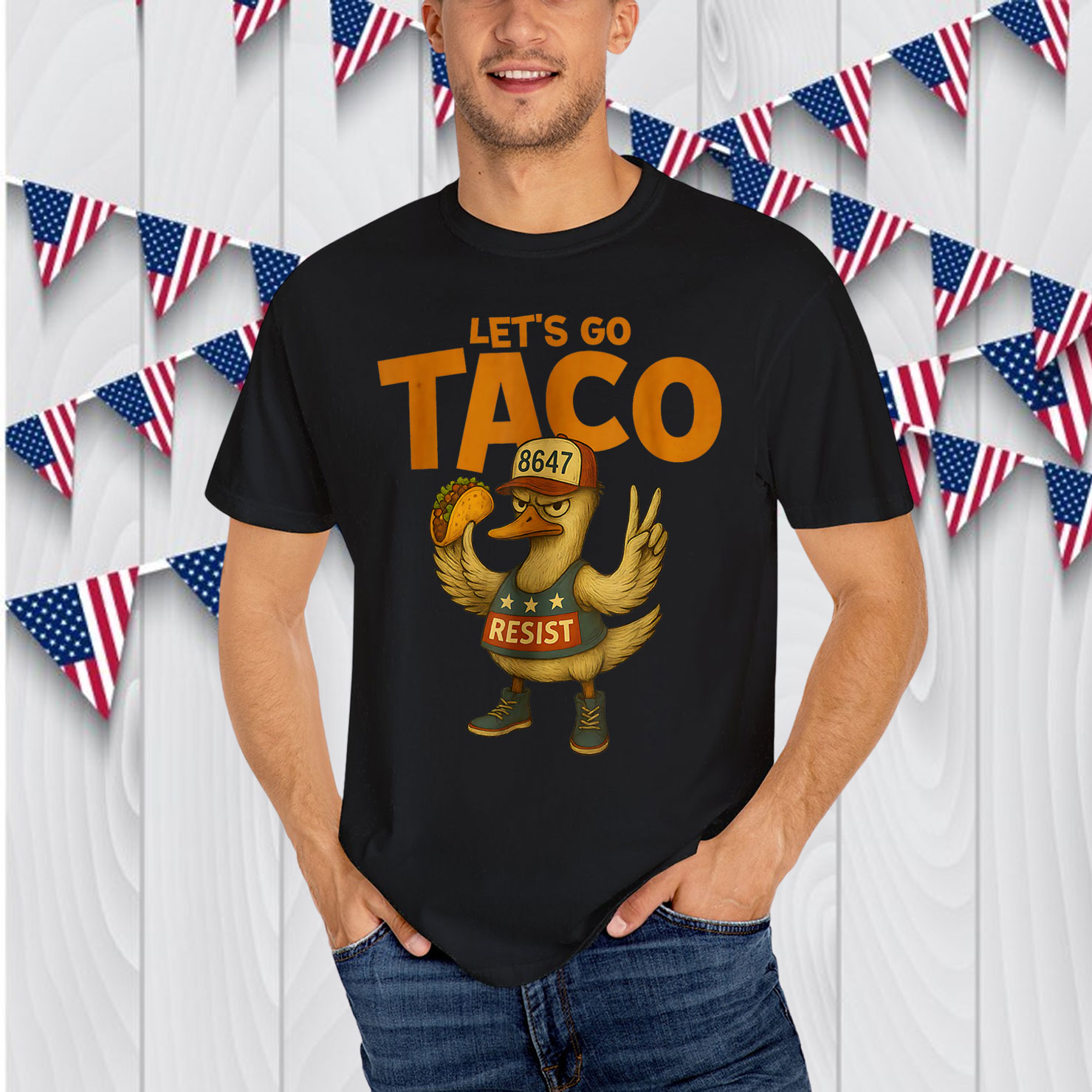 Let's Go Taco Funny Trump Always Chickens Shirt