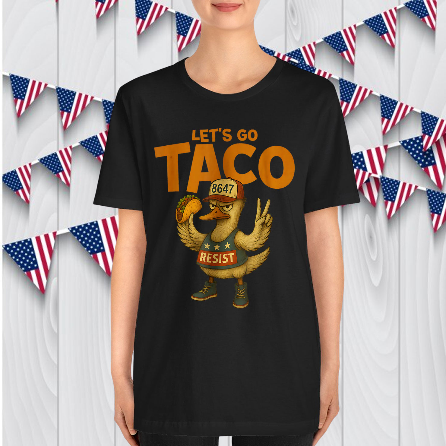 Let's Go Taco Funny Trump Always Chickens Shirt
