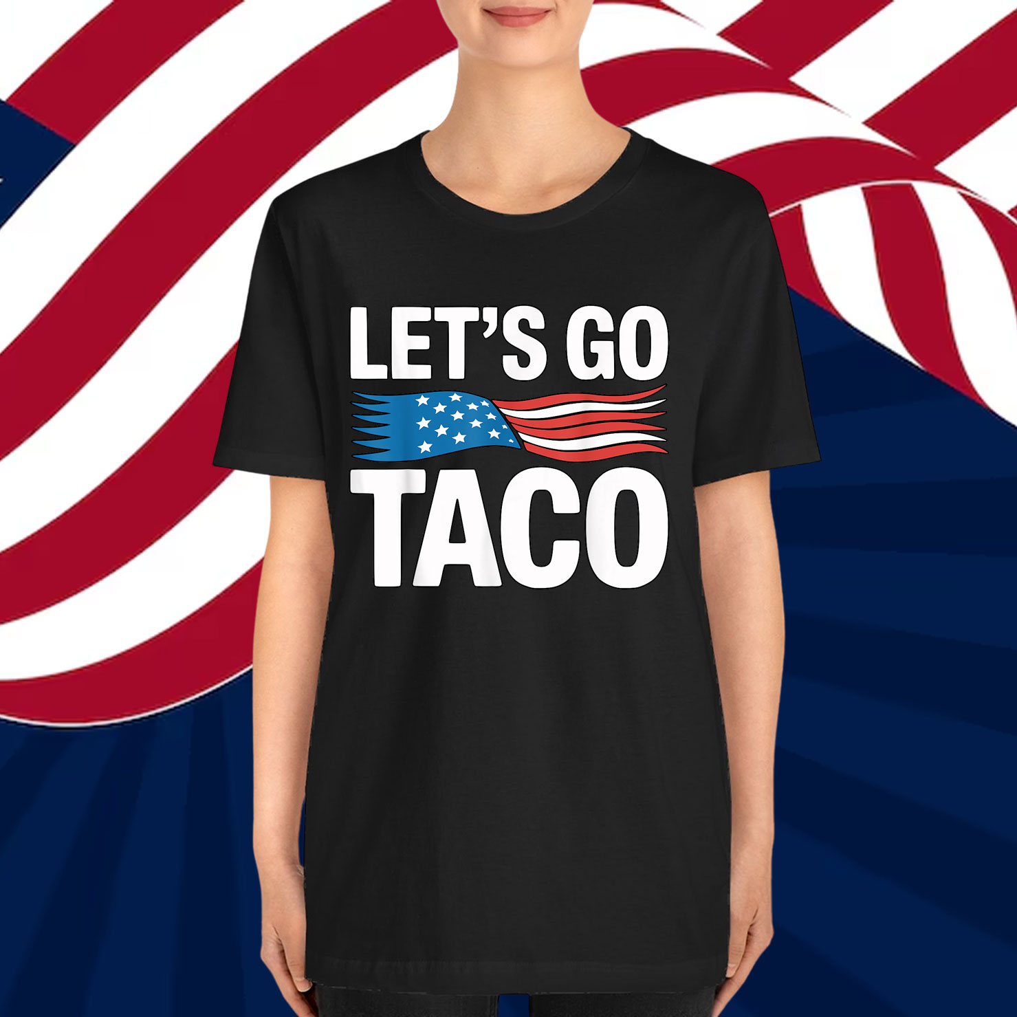 Let's Go Taco Funny Trump Always Chickens Out Shirt