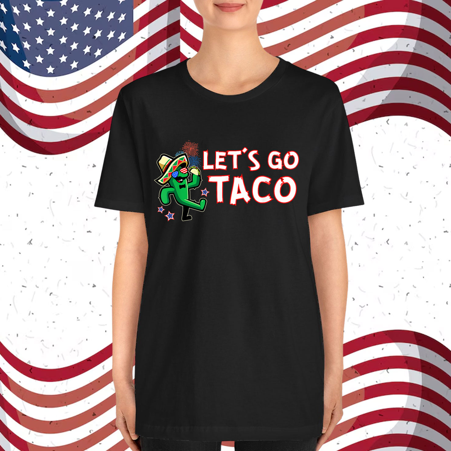 Let's Go Taco Trump Always Chickens Out Shirt