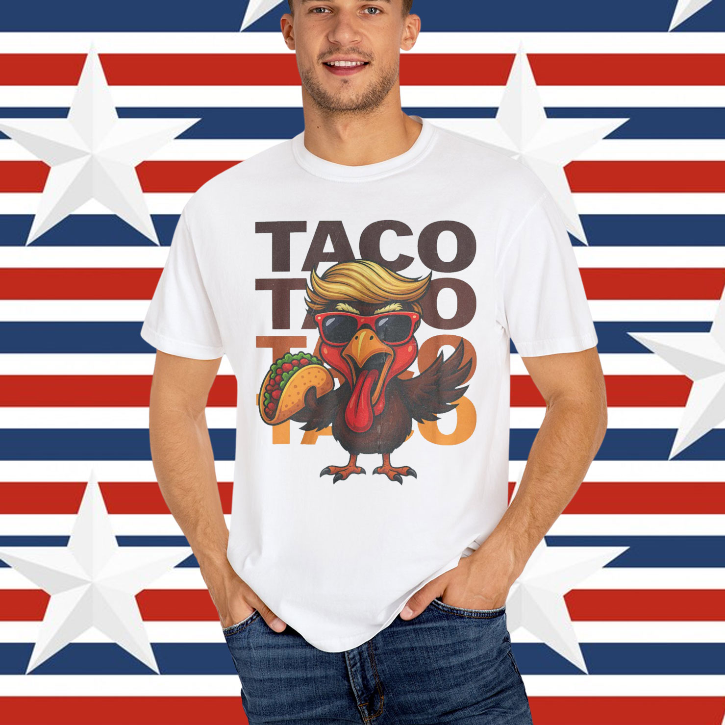 Trump Anti Chicken Out Funny Shirt
