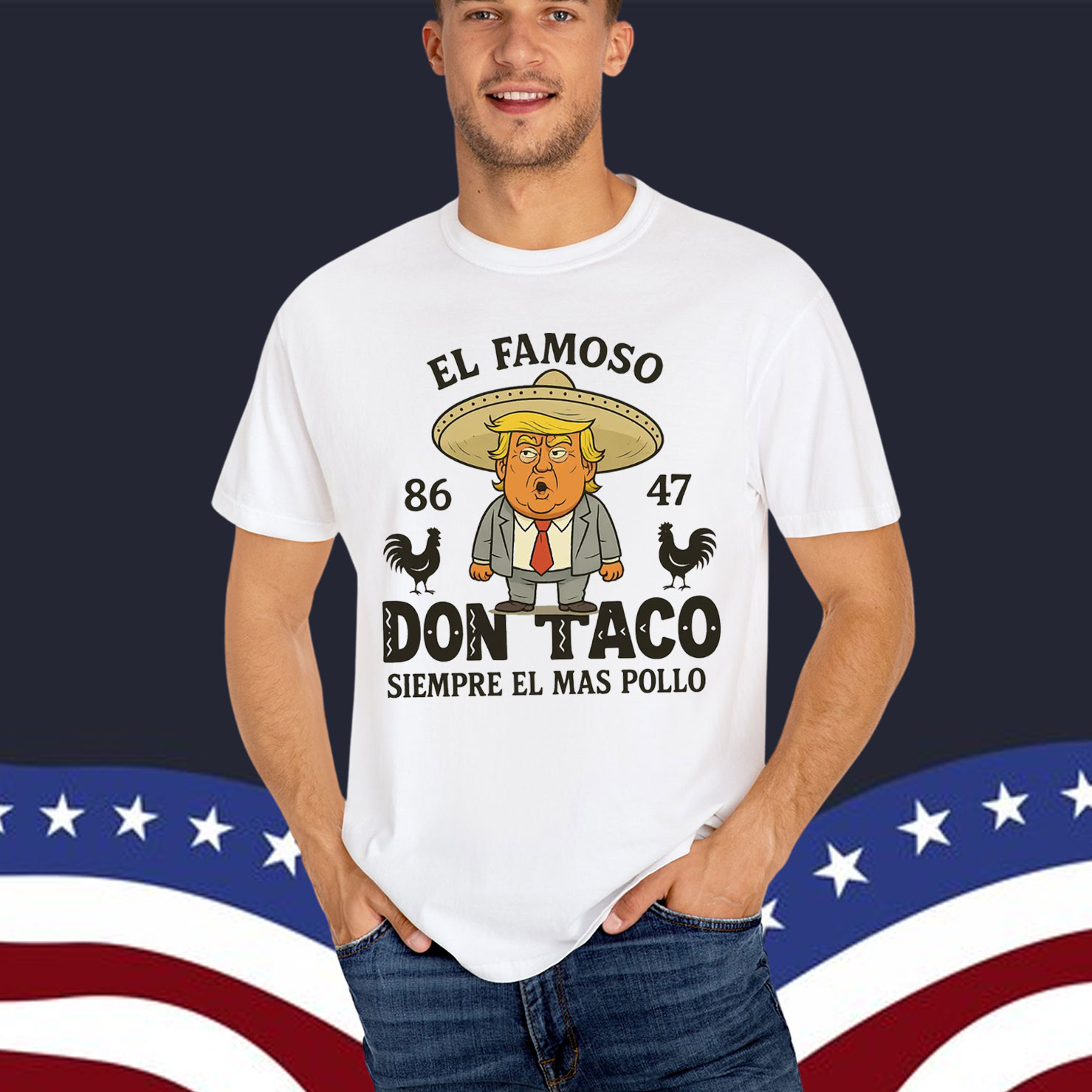 Let's Go Trump Funny Taco Chickens Always Shirt