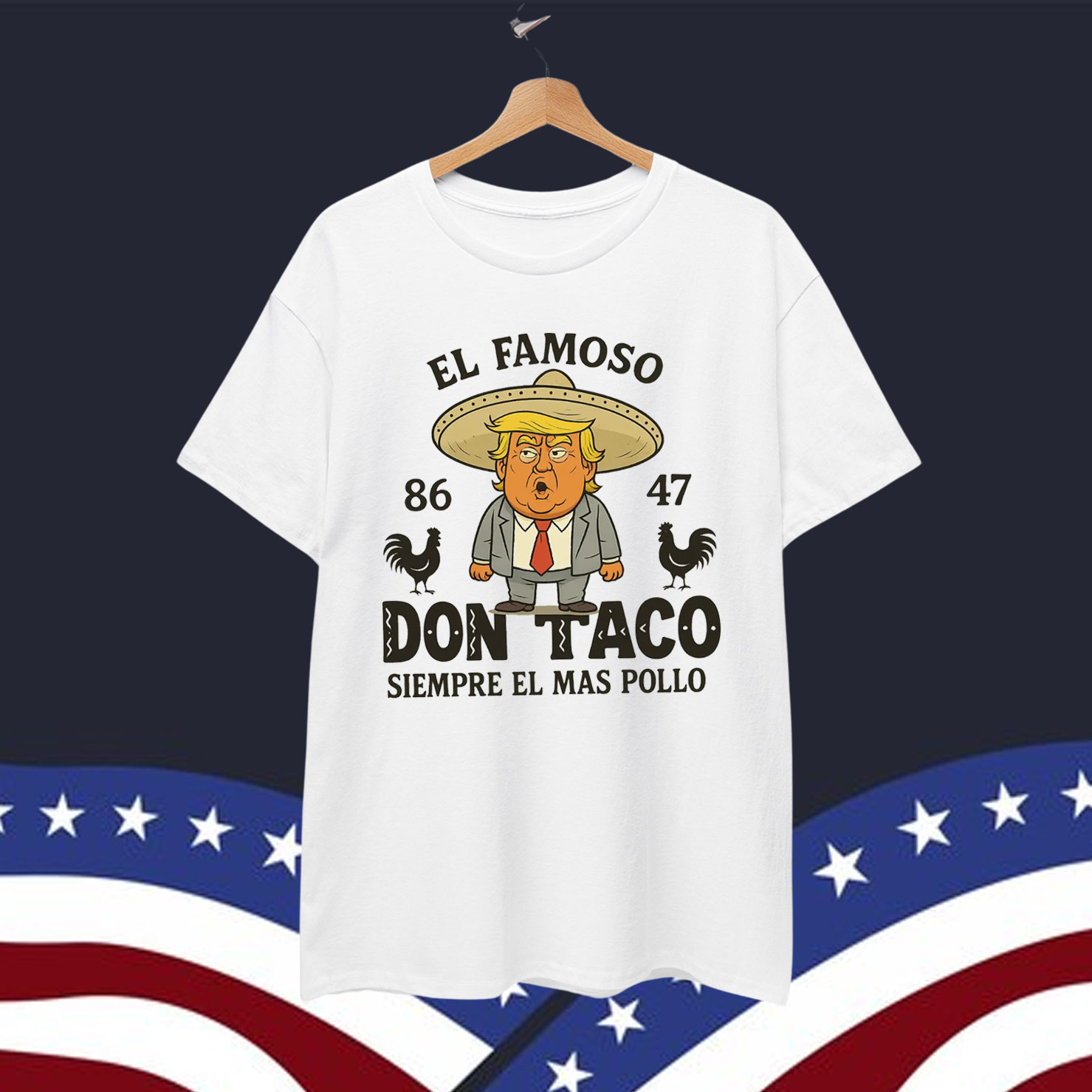 Let's Go Trump Funny Taco Chickens Always Shirt