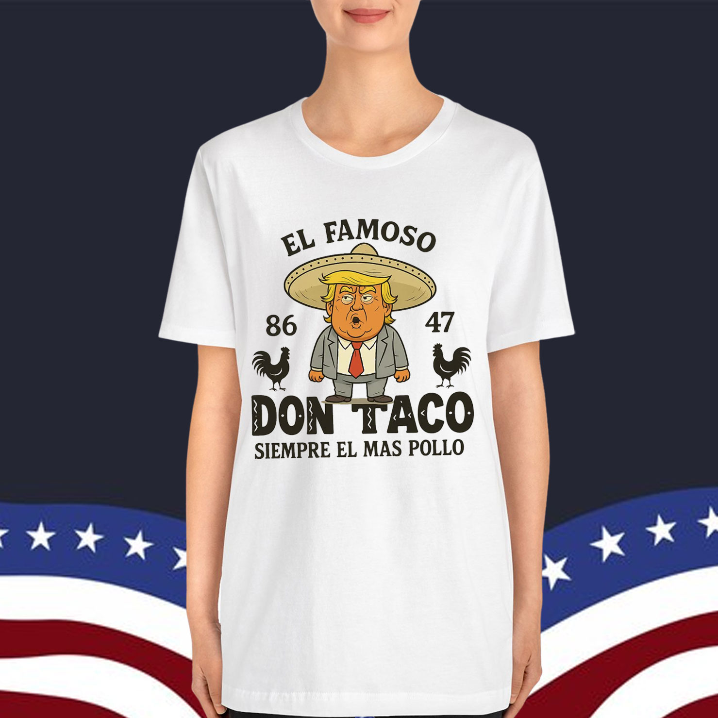 Let's Go Trump Funny Taco Chickens Always Shirt