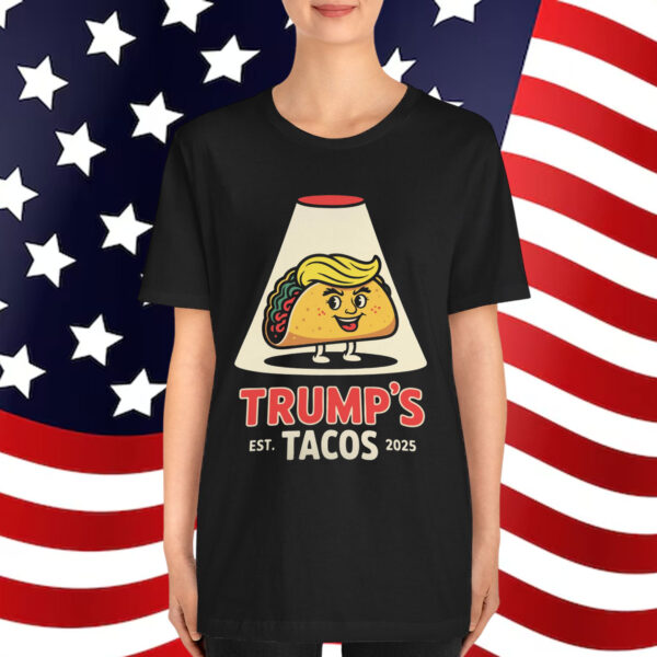 Trump Taco Parody Retro Cartoon Throw Pillow Shirt