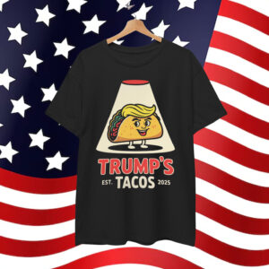 Trump Taco Parody Retro Cartoon Throw Pillow Shirt