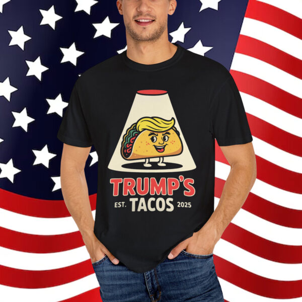Trump Taco Parody Retro Cartoon Throw Pillow Shirt