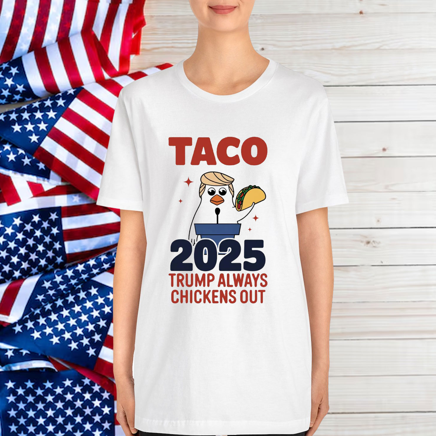 Trump Taco Always Funny Political Chicken Shirt