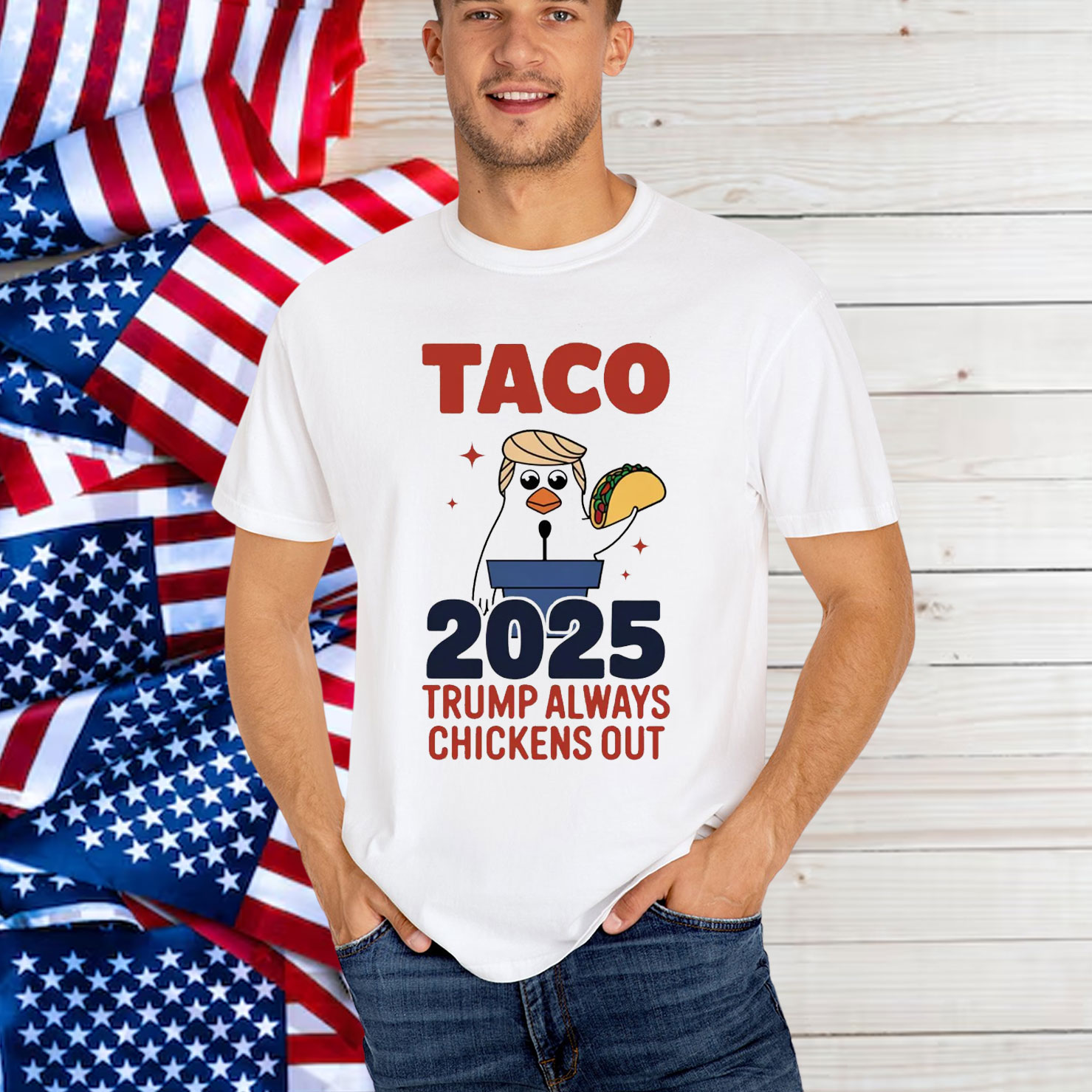 Trump Taco Always Funny Political Chicken Shirt