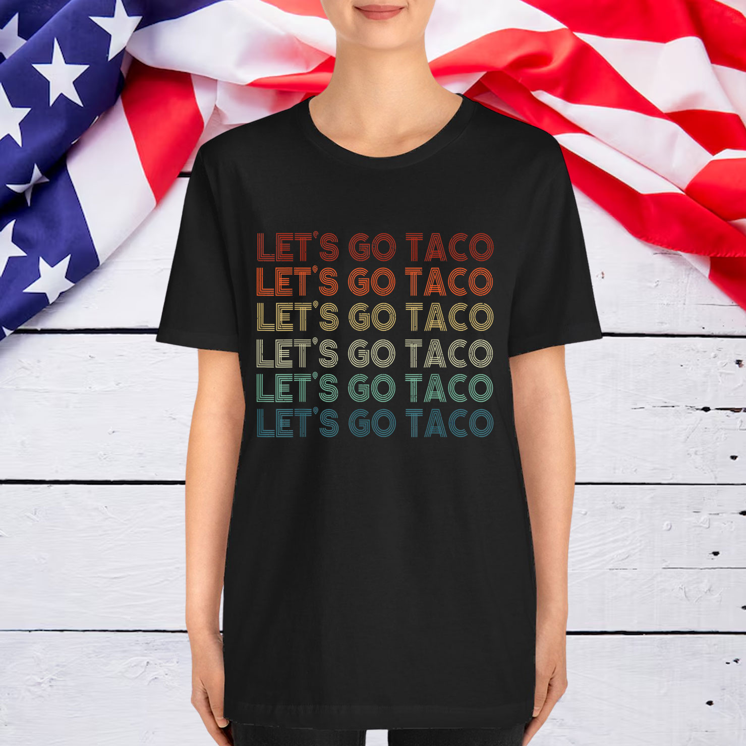 Let's Go Taco Always Chickens Out 2025 Shirt
