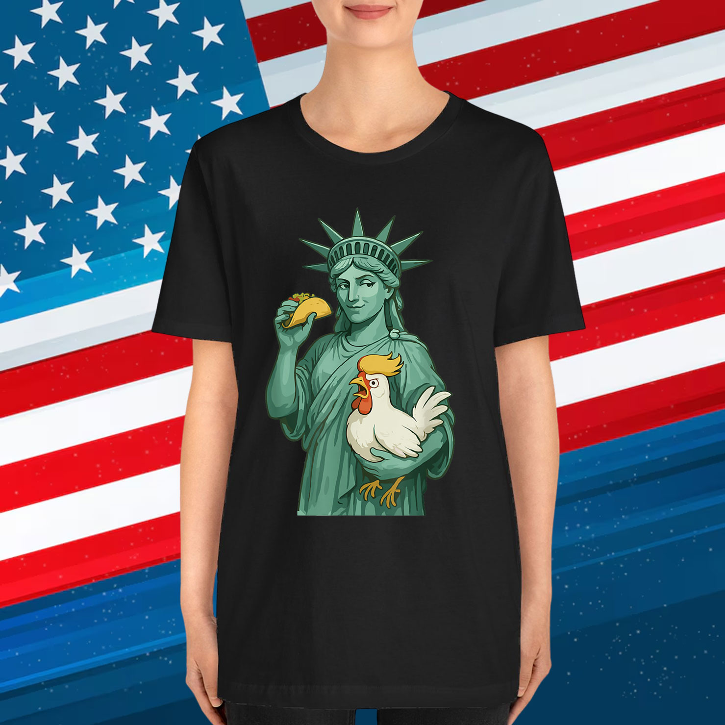 TACO Trump Always Chickens Out Funny Shirt