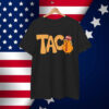 Taco Trump Always Chickens Out Funny Trendy Chicken Shirt