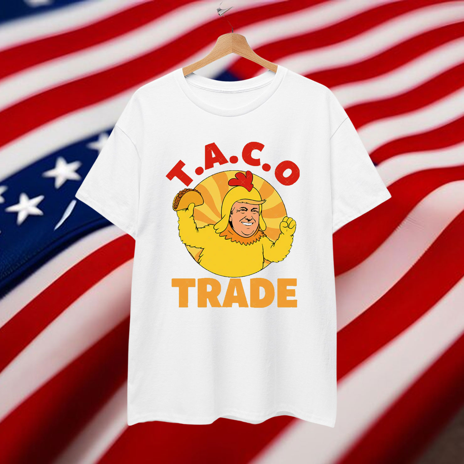Taco Trump Always Chickens Out Shirt
