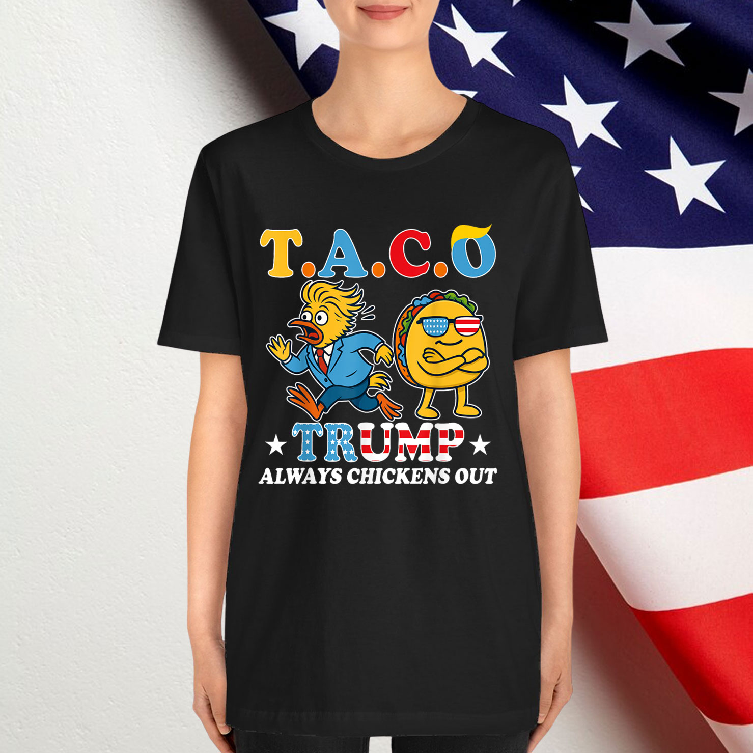 Let's Go Trump Always Chickens Out Shirt