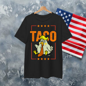 Trump Always Chickens Out Funny Trendy Shirt