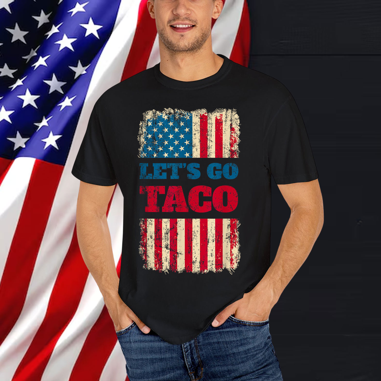 Chickens Out Let's Go TACO Trump Always Shirt