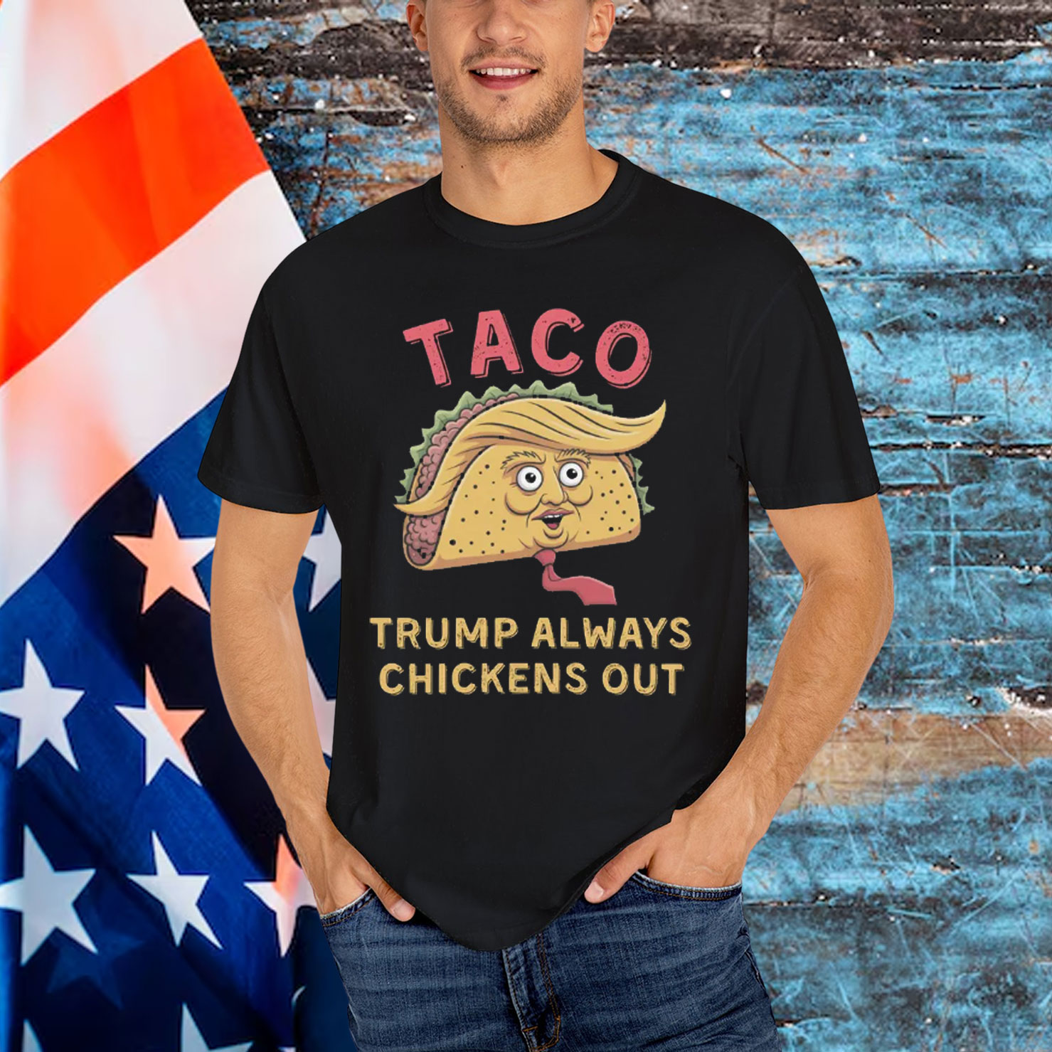 Trump Always Chickens Out Shirt