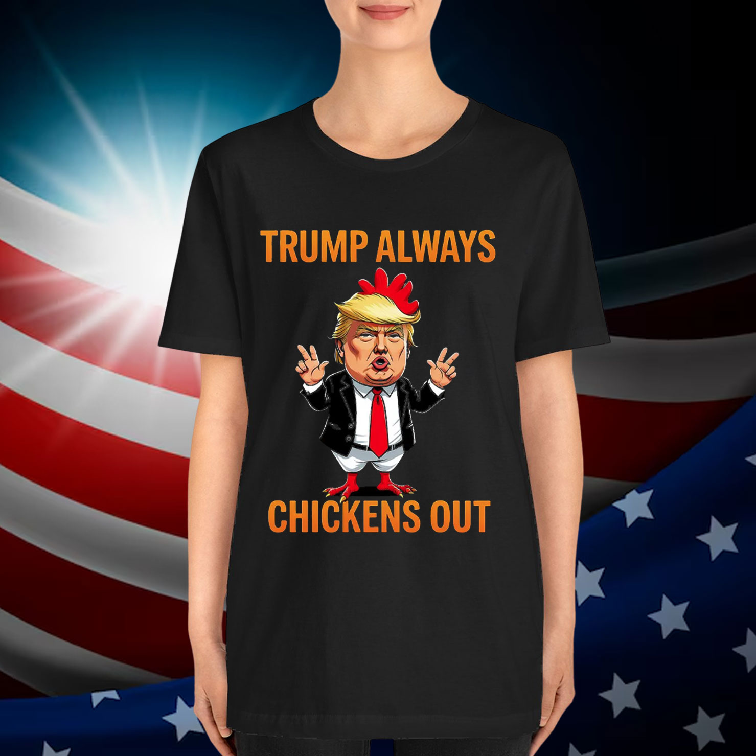 Let's Go Taco Always Trump Out Chickens Shirt