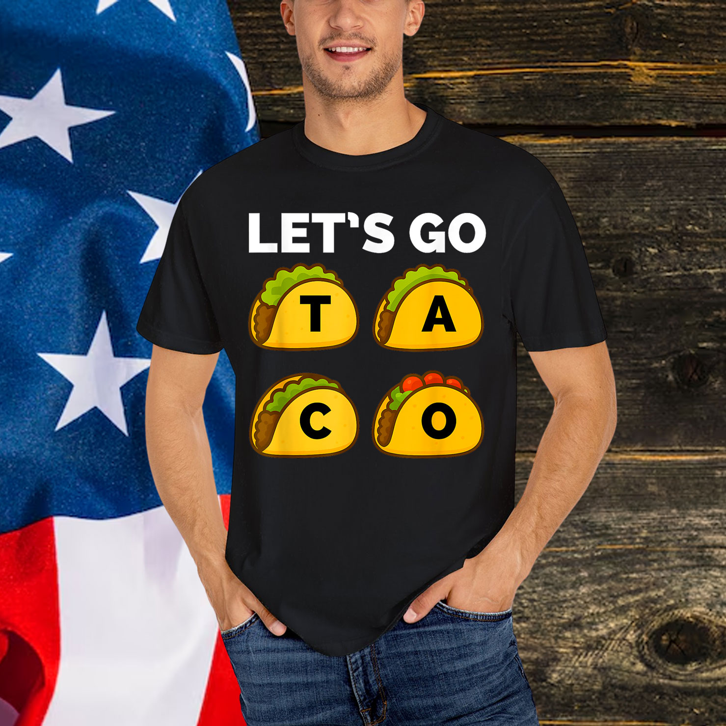 Funny Let's Go Taco Always Chickens Out Shirt