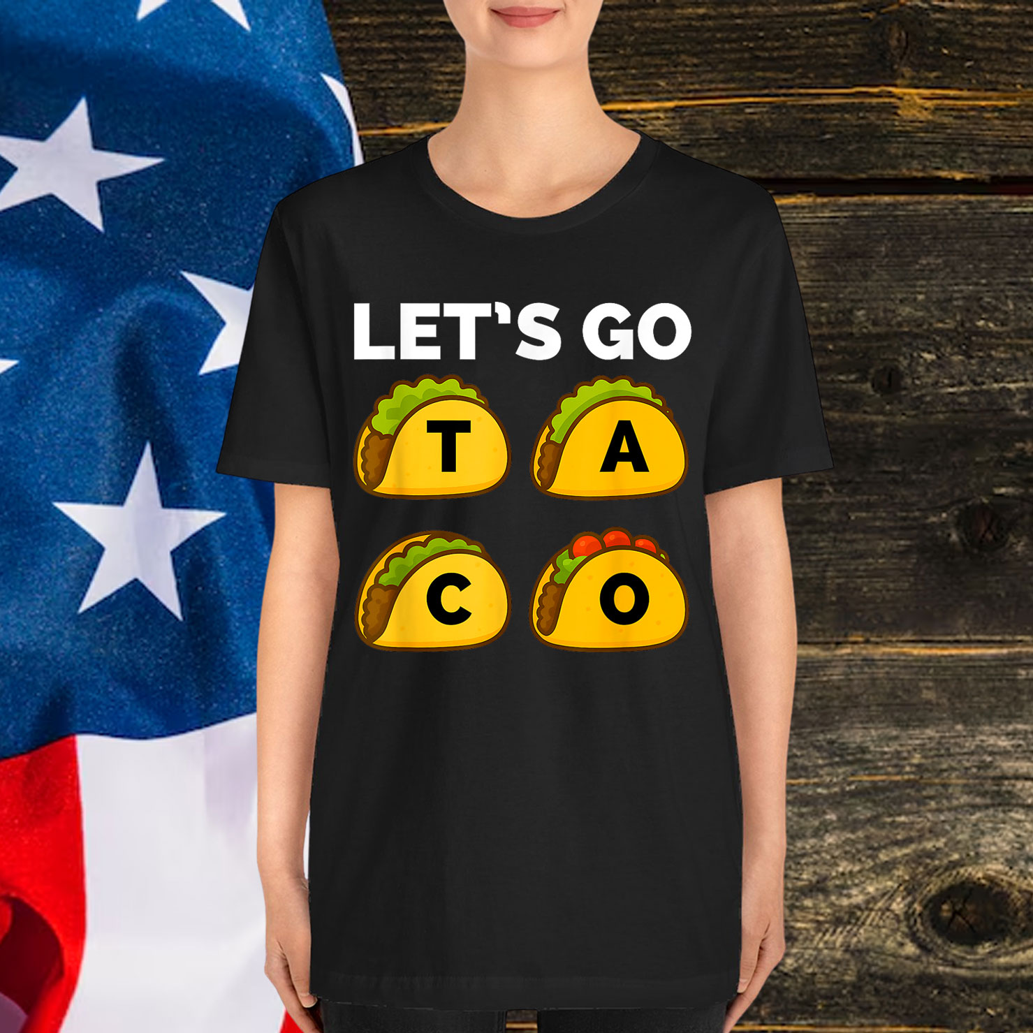 Funny Let's Go Taco Always Chickens Out Shirt