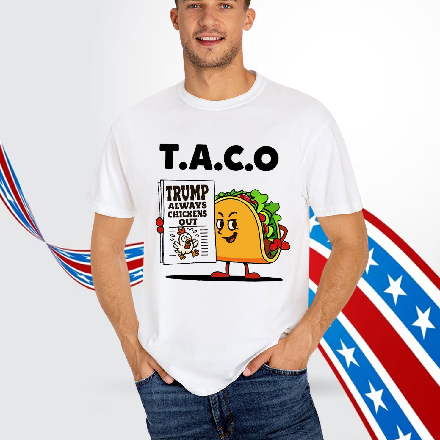 Let's Go Always TACO Breaking Chickens Anti Shirt