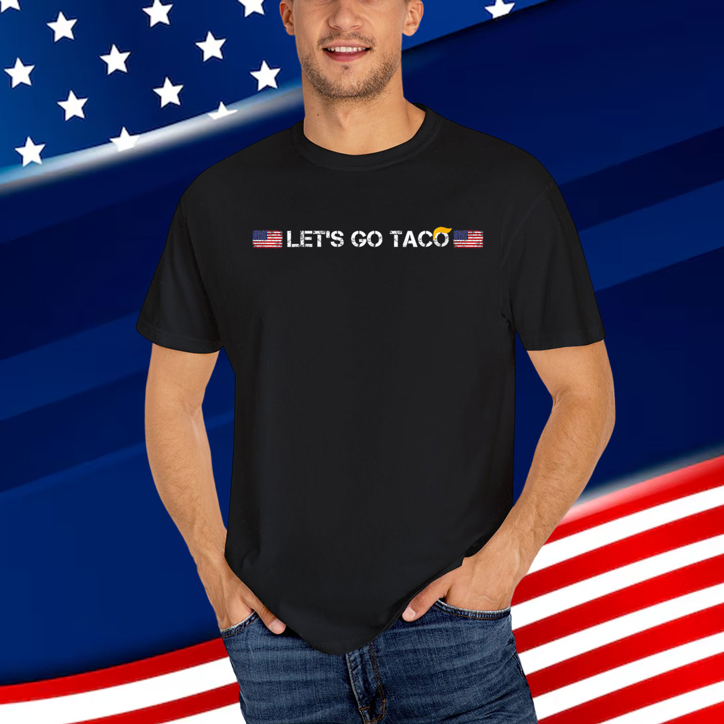 Trumps Always Chicken Funny Go Out Taco Shirt